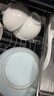 潔雅杰陶瓷碗中式白瓷小碗家用4.5英寸米飯碗喝湯碗面碗套裝10只裝 曬單實(shí)拍圖