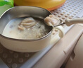 樂(lè )扣樂(lè )扣嬰兒輔食碗寶寶吃飯吸盤(pán)碗帶蓋手柄碗兒童餐具不銹鋼吸管喝粥小碗 曬單實(shí)拍圖