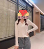 妙奕嘉白色長(cháng)袖t恤女純棉打底衫可外穿內搭秋季2025新款修身polo領(lǐng)上衣 polo領(lǐng)正肩修身長(cháng)袖T恤【白色】 M 【建議90-109斤】 曬單實(shí)拍圖
