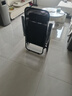 億趣達折疊躺椅辦公室工位午睡人體工學(xué)折疊椅家用宿舍懶人可坐躺電腦椅 【加厚海綿坐墊】支撐+棉墊黑+腰 曬單實(shí)拍圖