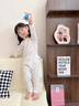 麗嬰房（Les enphants）1-12歲兒童天絲內衣套裝夏季空調家居服男女童A類(lèi)薄款睡衣 晚安寶貝-長(cháng)袖套裝 130 cm/8歲 曬單實(shí)拍圖