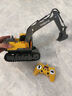 雙鷹沃爾沃大號合金挖掘機兒童遙控車(chē)工程車(chē)電動(dòng)男孩玩具車(chē)生日禮物 沃爾沃三合一挖掘機 曬單實(shí)拍圖