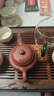 京東京造 宜興紫砂壺 手工茶壺【原礦紫泥】煮泡茶具 德鐘壺238ml禮盒裝 曬單實(shí)拍圖