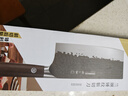 張小泉黑將pro不銹鋼錘紋廚房家用刀具 切菜刀 蘭頌斬切刀?D101321 曬單實(shí)拍圖