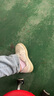 環(huán)球官方厚底小白鞋女款夏季2025新款爆款網(wǎng)面透氣女鞋韓版百搭板鞋女 曬單實(shí)拍圖