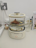 九陽（Joyoung）凈萃養(yǎng)生壺迷你家用全玻璃煮茶器 輕音燉煮 1L辦公室0金屬0膠水恒溫燒水壺 WY103 曬單實拍圖
