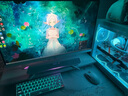 AOC 顯示器 Q27G4 27英寸 2K  快速液晶1ms響應 IPS小金剛 升降旋轉 電腦游戲電競顯示器 【圓偏振光護眼】320Hz Q27G4SL/WS 曬單實(shí)拍圖
