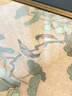 萱木堂宋代美學(xué)客廳花鳥(niǎo)裝飾畫(huà)中古風(fēng)玄關(guān)掛畫(huà)新中式復古餐廳高級感壁畫(huà) 《銀杏翠鳥(niǎo)圖》 寬33cm*高33cm 黑色鎏金實(shí)木框 有機玻璃（亞克力）+實(shí)木防潮背板手工精裱 曬單實(shí)拍圖