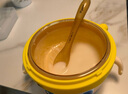 皇寵大眼萌寶寶輔食碗 兒童注水保溫碗吸盤(pán)碗 PPSU餐具克洛黃 曬單實(shí)拍圖