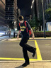 HXHK2025年新款春夏季美式傘兵休閑褲男士直筒透氣寬松冰絲休閑長(zhǎng)褲子 B300黑色 XL 曬單實(shí)拍圖