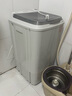 志高【熱銷(xiāo)Top1】脫水機單甩干脫水機干桶甩干機小型迷你家用甩干桶出租房宿舍大容量脫水桶烘干 8.6KG 力薦【不銹鋼桶加厚款】 曬單實(shí)拍圖