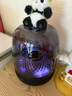 哈曼卡頓（Harman/Kardon）琉璃4代 360度環(huán)繞立體聲 菱形氛圍燈效 下沉式低音炮 桌面藍牙音箱 Aura Studio4黑色 曬單實(shí)拍圖
