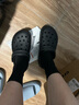 卡駱馳crocs貝雅云彩女士洞洞鞋戶外休閑鞋|208186 黑色-001(含智必星) 36 (230mm) 37 曬單實(shí)拍圖