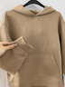 Marc O'Polo/MOP 【品牌經(jīng)典】春季連帽衛衣女時(shí)尚休閑純色簡(jiǎn)約多色套頭上衣 棕色750 M 170 曬單實(shí)拍圖