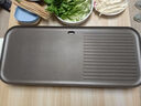 奧克斯（AUX）烤肉鍋電烤盤(pán)電燒烤爐家用室內無(wú)煙戶(hù)外烤串機一體加大烤盤(pán)火力不粘少油易清洗多功能烤魚(yú)盤(pán)鐵板燒 6-12人加大號/大火力 1層 曬單實(shí)拍圖