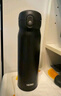 膳魔師（THERMOS）保溫杯550ML高真空大容量不銹鋼禮品杯推推杯TCMC-550S BK 曬單實(shí)拍圖