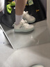 回力四季粉色透網(wǎng)厚底小白鞋女2025夏季新款chic小眾韓版休閑學(xué)生運動(dòng)板鞋 粉綠（順豐包郵） 39 曬單實(shí)拍圖