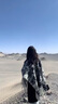 新疆旅游穿搭披肩女外搭2025新款配裙子斗篷披風大西北云南川西 水墨畫_黑白 曬單實拍圖