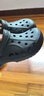 crocs卡駱馳洞洞鞋貝雅男鞋女鞋輕便耐磨一腳蹬拖鞋休閑鞋|10126 黑色-001 44 (280mm) 曬單實拍圖