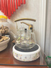 金鑲玉煮茶套裝 電陶爐玻璃煮茶壺器家用全自動(dòng)圍爐煮茶 岳恒百鳥(niǎo)爭鳴 曬單實(shí)拍圖