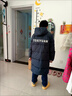 G.DUCKKIDS兒童羽絨服男款中長款加厚白鴨絨潮流冬裝外套過膝男童棉襖棉服 黑色 160 曬單實拍圖