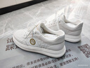 金利來(lái)（Goldlion）男鞋25年新款皮面運動(dòng)鞋厚底增高百搭小白鞋G500510216BBE白色42 曬單實(shí)拍圖