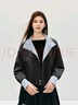 森馬（Semir）外套女秋季花苞拼接格子寬松立領(lǐng)2025風(fēng)文藝通勤夾克10A525108004 曬單實(shí)拍圖
