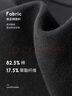 駱駝（CAMEL）跑步運動(dòng)套裝男立領(lǐng)長(cháng)袖兩件套運動(dòng)服 7C1226L5464 幻影黑 XXXL 曬單實(shí)拍圖