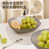 京東京造 果盤(pán) 水果干果托盤(pán)零食收納盤(pán)子水波紋【超大容量】2個(gè)  22*7cm 曬單實(shí)拍圖