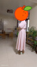 梵希蔓法式優(yōu)雅粉色連衣裙女夏季新款氣質(zhì)顯瘦泡泡袖中長(cháng)裙 晨霧粉 M 曬單實(shí)拍圖