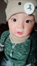 JCZS德國品牌嬰兒帽子秋冬季保暖新生幼兒套頭帽男童女寶寶冬天圍脖針 針織立體小熊-卡其 0-15個(gè)月(只買(mǎi)帽子) x 均碼 曬單實(shí)拍圖