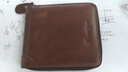 男士錢(qián)包短款真皮拉鏈多功能卡包一體純牛皮2025新款男款皮夾錢(qián)夾 復古皮棕色(防盜刷) 曬單實(shí)拍圖