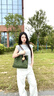 CharisKitty小c&k包包女包2025年新款托特包通勤大容量單肩包生日圣誕節禮物 綠色【節日送禮可代寫(xiě)心意賀卡】 曬單實(shí)拍圖