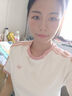 阿迪達(dá)斯 （adidas）女子時尚運動風(fēng)褶邊三葉草舒適經(jīng)典柔軟短袖T恤 KC8821 M 曬單實拍圖