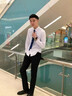 男士長(cháng)袖白襯衫商務(wù)職業(yè)正裝西裝襯衣公務(wù)員面試工作服結婚短袖寸 白色 【長(cháng)袖】 2XL 曬單實(shí)拍圖