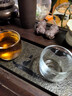 加厚扳指杯水晶不燙手個(gè)人用透明家用中式養生酒杯玻璃杯 4只裝100ml 曬單實(shí)拍圖