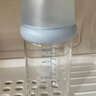 babycare歪頭新生兒奶瓶仿母乳寬口徑多功能玻璃奶瓶L嘴+直飲240ml冰川藍(lán) 曬單實(shí)拍圖
