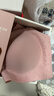 貓人（MiiOW）背心式文胸女士內(nèi)衣女無痕無鋼圈收副乳聚攏胸罩無尺碼文胸 細肩帶-柔粉色（文胸+內(nèi)褲） 均碼 -纖細版(建議80-120斤） 曬單實拍圖