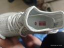 環(huán)球椰子鞋男2025新款潮夏季網(wǎng)面透氣清爽網(wǎng)鞋休閑跑步鞋 白灰 43 曬單實拍圖
