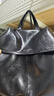 CHARLES&KEITH25秋新品大容量復古通勤繩結雙肩背包生日禮物CK2-60671790 Noir黑色 M 曬單實(shí)拍圖