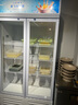 新飛（frestec）展示柜冷藏保鮮柜酒水飲料冰柜雙開(kāi)門冷藏柜酒店冷藏保鮮柜超市直冷玻璃門風(fēng)冷無(wú)霜冰箱立式冷柜 小雙門藍(lán)白588L【直冷省電】【7檔調(diào)溫】 曬單實(shí)拍圖