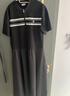 FILA 斐樂(lè )官方女裝連衣裙2025夏新款時(shí)尚休閑簡(jiǎn)約修身短袖連身裙子 正黑色-BK S 160/80A/S 曬單實(shí)拍圖
