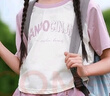 LUSON小o爸女嬰童 女寶寶夏日t恤短袖2025夏季新款嬰兒洋氣插肩袖上衣 曬單實(shí)拍圖