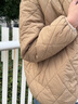 名創(chuàng)優(yōu)品（MINISO）棉衣男款2025新款冬季菱格外套情侶防寒服輕薄保暖內(nèi)膽百搭棉服男 淺咖 L 175(體重120-140斤) 曬單實(shí)拍圖