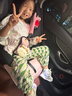 歐頌兒童安全座椅增高坐墊3歲以上-12歲大童汽車(chē)用便攜式簡(jiǎn)易車(chē)載 曬單實(shí)拍圖
