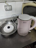 美的（Midea）電熱水壺家用電水壺?zé)畨?雙層防燙 0涂層食品級304不銹鋼 1500W快速沸騰 1.7L大容量 HJ1705 曬單實拍圖
