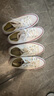 匡威（Converse）官方 All Star男女星星低幫小白鞋休閑板鞋A15504C A15504C 37.5 曬單實(shí)拍圖
