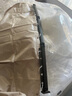 未來(lái)式高檔折疊洗澡浴簾浴室衛生間免打孔干濕分離窗簾隱形防水淋浴隔斷 米白色【簾高1.8米+黑折疊架】 【三折款】適用70-120cm墻寬 曬單實(shí)拍圖
