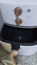 美的（Midea）空氣炸鍋易用旋鈕 家用實(shí)用大容量5.3L 不用翻面 蒸汽嫩烤 輕音烘炸 金屬內(nèi)腔無異味  MF-KZE535J5 曬單實(shí)拍圖