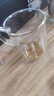 雅集 玻璃杯 耐熱會議杯 加厚透明辦公水杯 帶蓋泡茶杯 曬單實拍圖